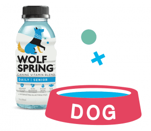 canine vitamin blend - daily - senior - wolf spring - pet vitamin