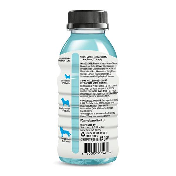 vitamins & food booster for senior dogs, wolf spring, supplements & electrolytes for senior dogs, back view