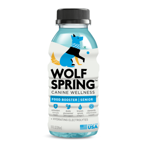 canine wellness - food booster - senior - wolf spring - old dog supplements
