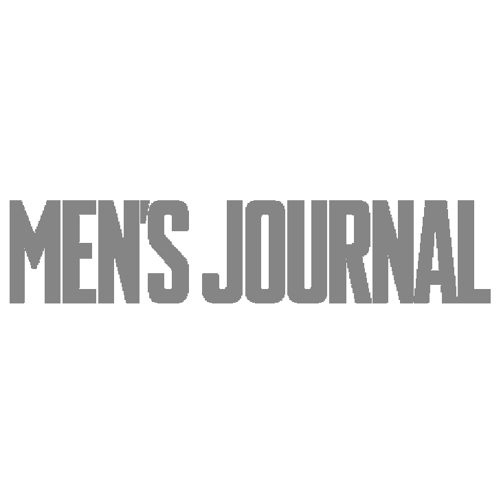 men's journal logo, png grey, wolf spring