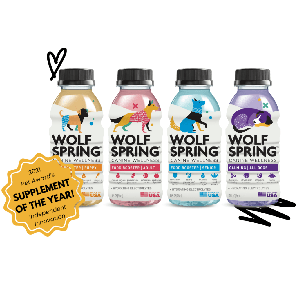 wolf spring supplements for dogs of the year badge