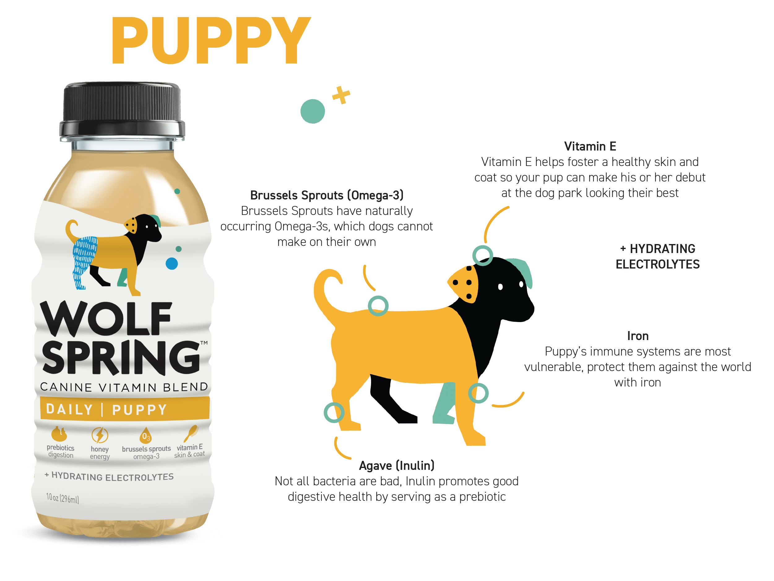 Canine vitamin blend - Wolf Spring - best dog vitamin